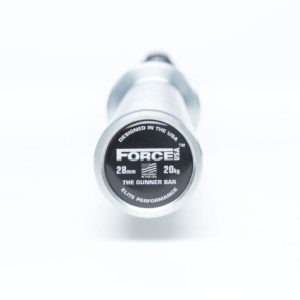 Force USA Gunner Barbell (Black Zinc Bar with Bright Zinc Sleeves) – Competition Tested